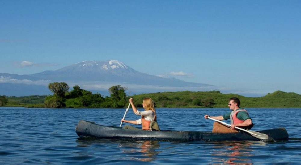 Peaceful Canoeing on Lake Duluti