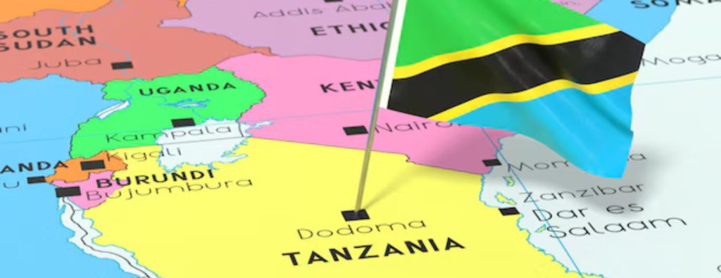 map tanzania and zanzibar