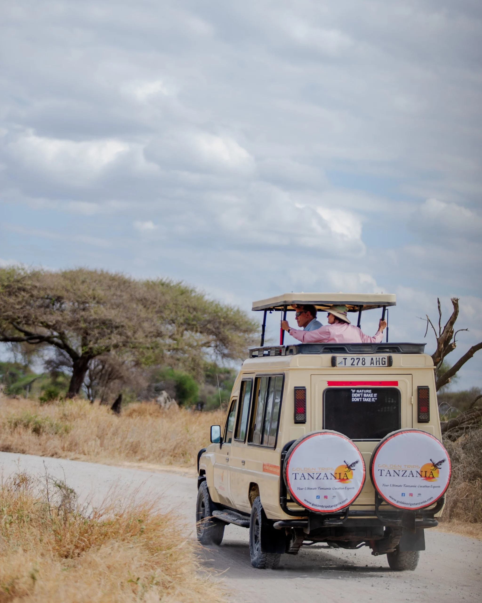 Safari Jeep in the Serengeti National Park